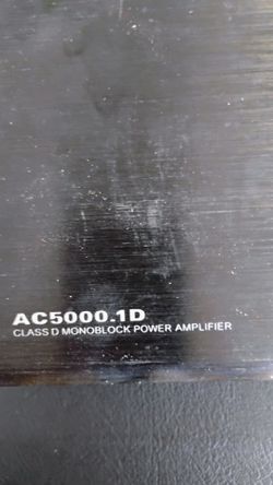 Planet Audio ac5000.1d amplifier