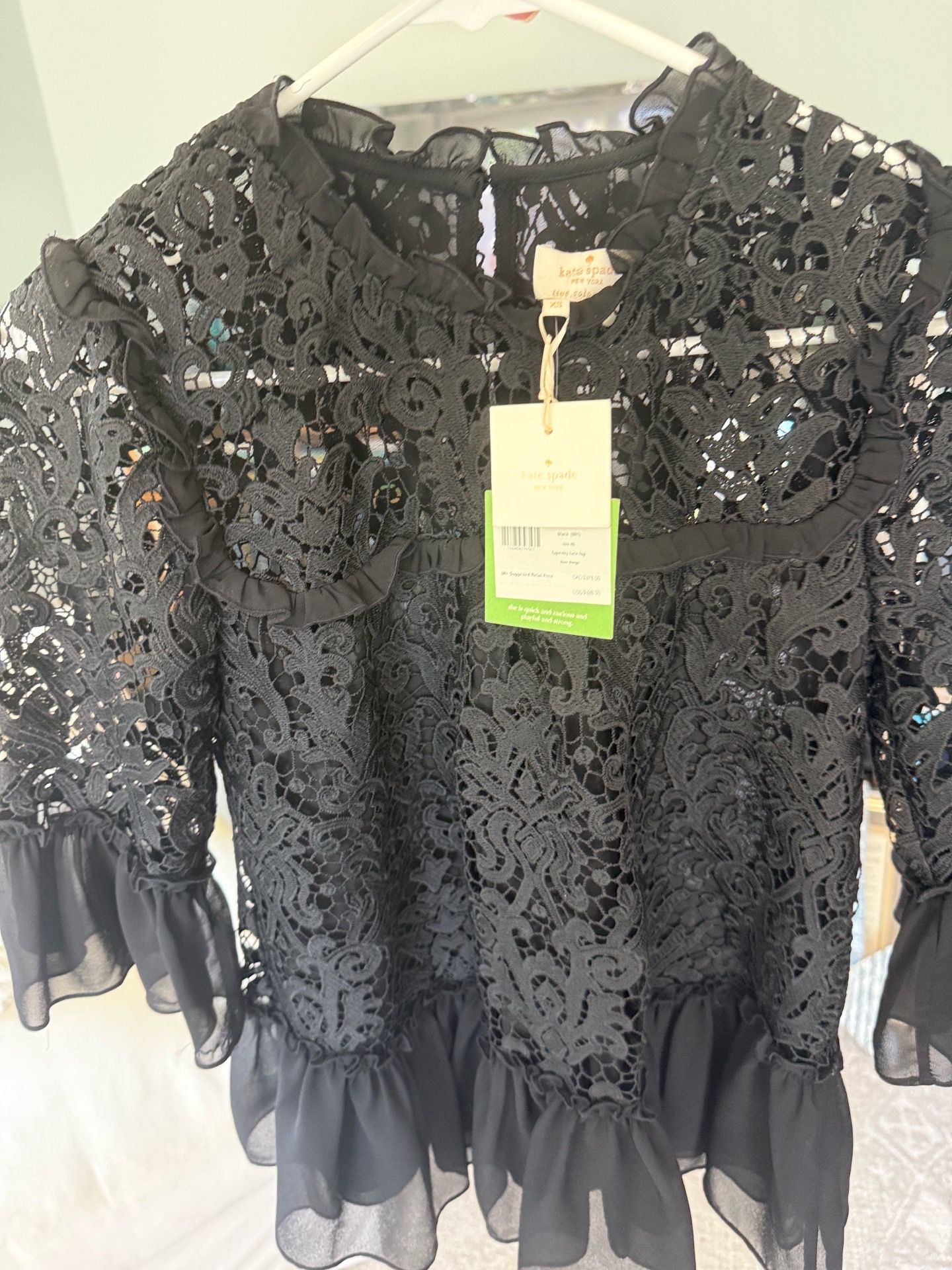 Kate Spade eyelet blouse