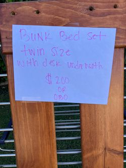 Bunk beds set
