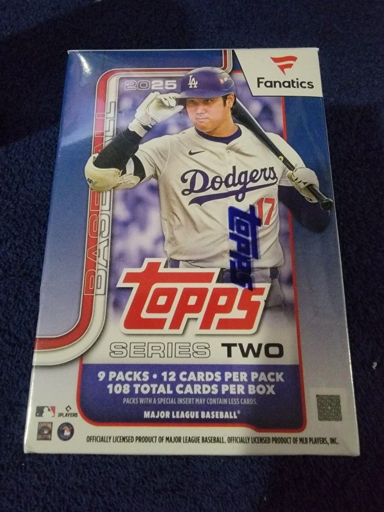 2025 Topps Series 2 Blaster Box With 2 Extra Packs