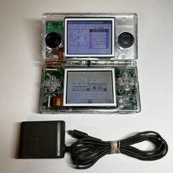 Nintendo DS Lite New Clear Shell Transparent Console, TESTED & WORKING! Reconditioned!