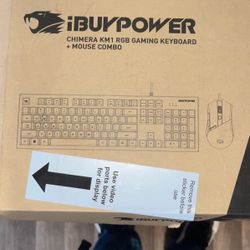 Ibuypower Km1 Rgb Gaming Keyboard+mouse Combo