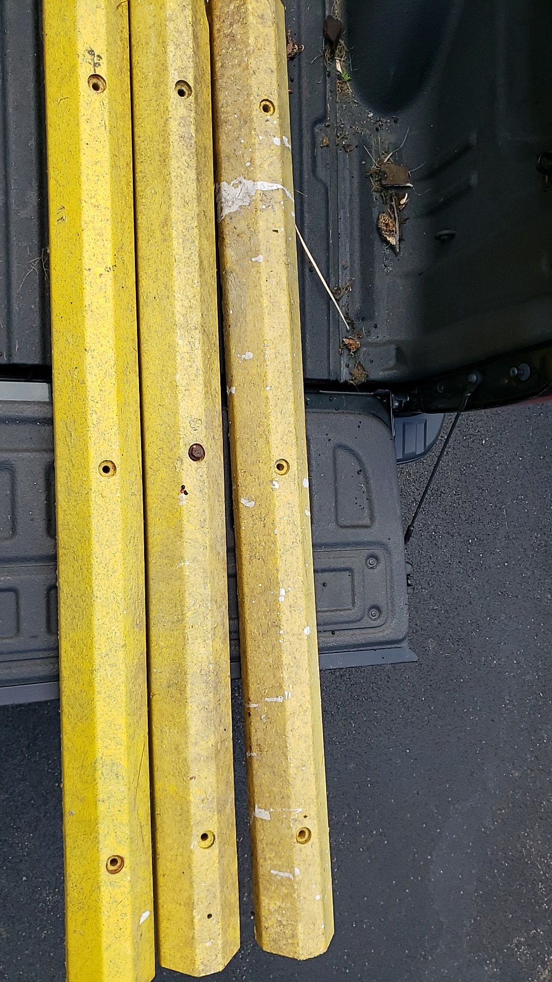 Parking lot bumpers (3)