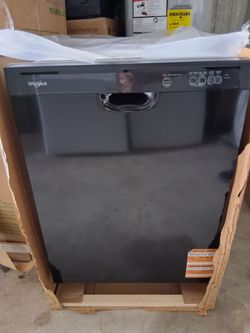 New Whirlpool
24 in. Front Built-In Tall Tub Dishwasher in Black with 4-Cycles