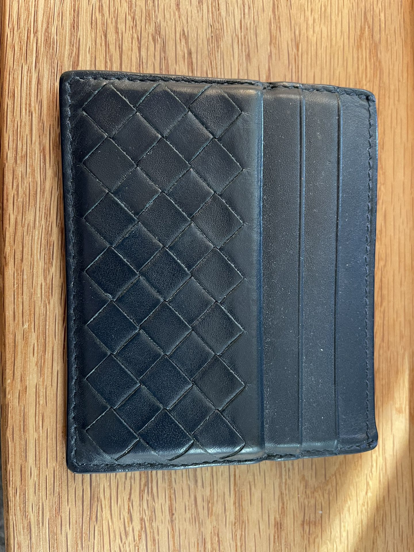 Bottega Venetta Men’s Leather Card Holder