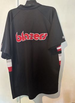 Portland Trail Blazers Vintage Warm Up Jersey 2xl 