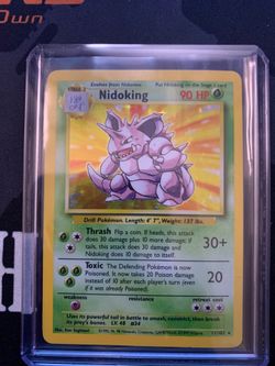 Pokemon Rare Nidoking Holographic