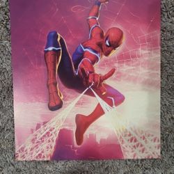 Hulk, Captain America, Iron-Man, and Spider Man Mini Posters
