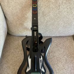 Nintendo Wii Guitar Hero Warriors Of Rock Special Edition Guitar!