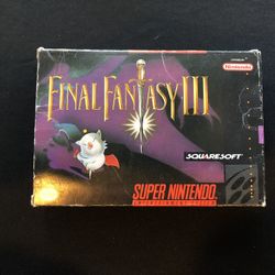 Final Fantasy III SNES CIB