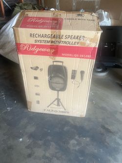 Ridgeway rechargeable speaker
