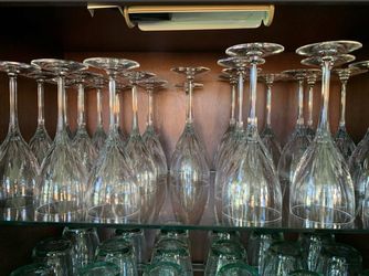 Crystal Brilliant Cut Wine Glasses