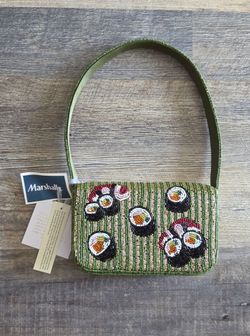 Brand New from India to you Beaded Bag Purse Sushi