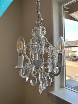 Small White Chandelier