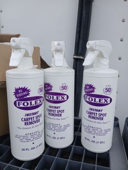 Folex instant carpet spot remover