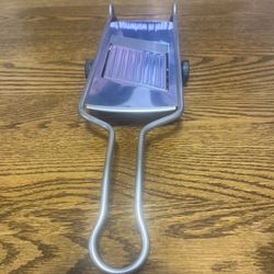 Rosle Stainless Steel Adj Gourmet Food Slicer Hand Held Mandoline With Hand Guard