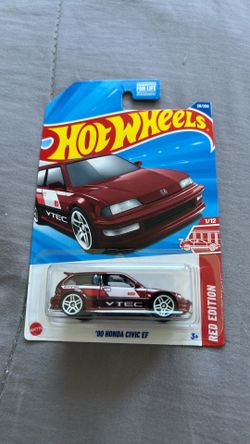 Hotwheels Mainline Red Edition Civic EF