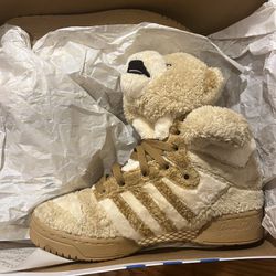 Jeremy Adidas Teddy Bear Plush Sneakers Womens Mens for Sale New York, NY - OfferUp