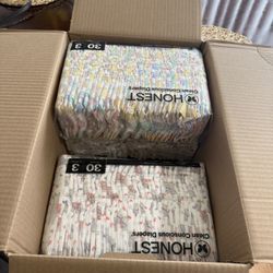 NEW Diapers Size 3 - Honest Brand