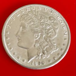 1890 Morgan Silver Dollar 