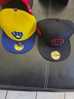Milwaukee Brewers New Era 59FIFTY Fitted Caps – Size 7 5/8