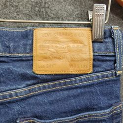 Levi's 541 Athletic Taper Jeans Big E Premium Denim Leather Tag 30×30