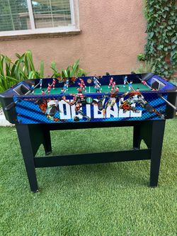 Foosball Table with Graphic Design