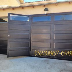 Brown Pilot Garage Door