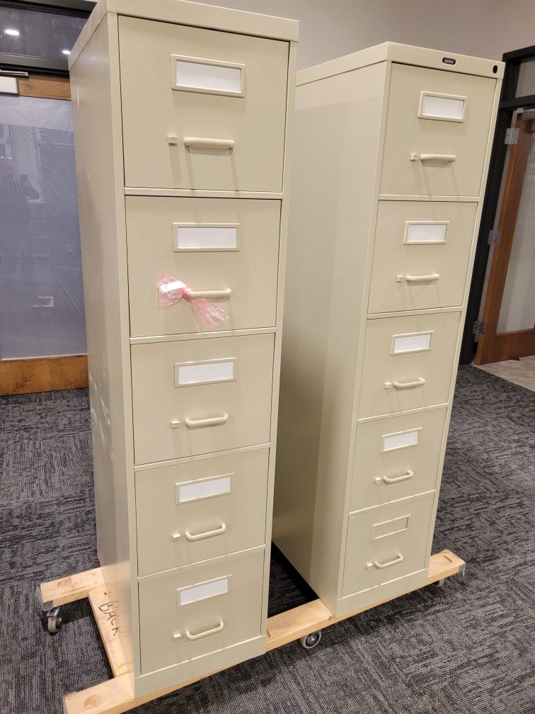 5 Drawer File Cabinets