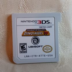 Combat of Giants Dinosaurs 3D for Nintendo 3DS Tested In great condition 