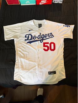 Nike Dodgers Home Authentic Mookie Betts Jersey