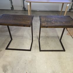 Pair: Multifunctional Tables (Computer, End Tables, Couch Tables)