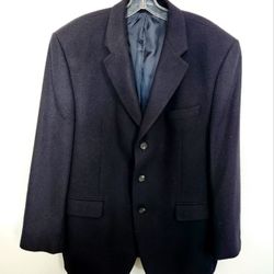 Men's Black Camel hair Jacket #44 Ralph Lauren 
