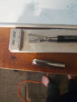 Vintage Pocket Stapler Pen