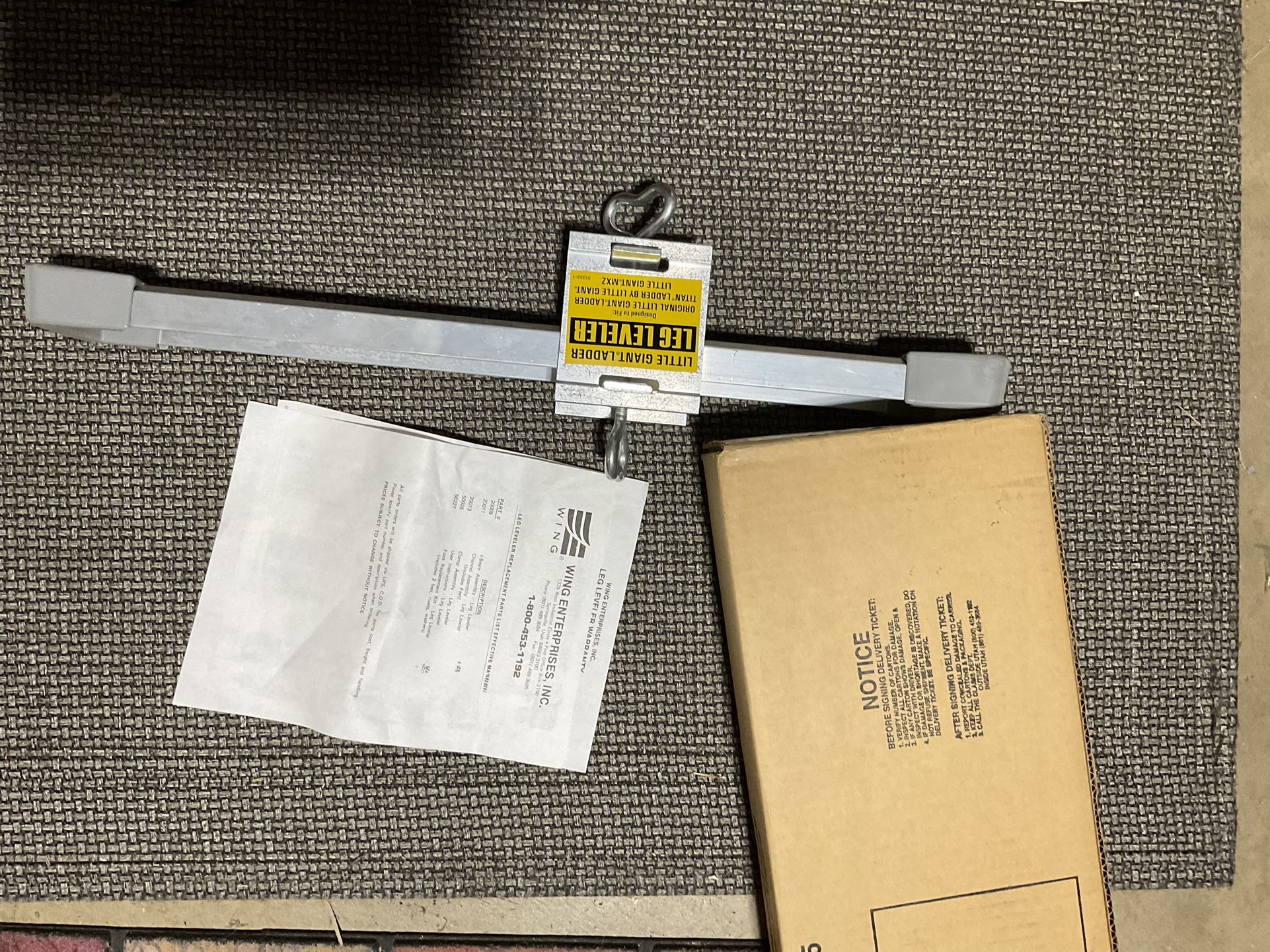 LADDER LEG LEVELER - Little Giant (see other ladder accessories)
