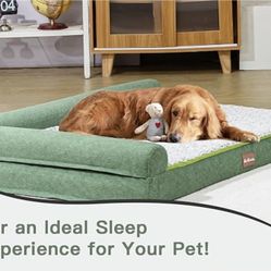 Orthopedic Dog Bed for Extra Large Dogs,Waterproof Sofa Large Dog Bed with Removable Washable Cover,