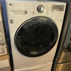set washer and dryer gas new open box 