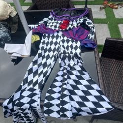Harlequin Clown Halloween Costume