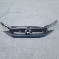 10th Gen Civic 16-20 OEM GRILLE W/BROWS 