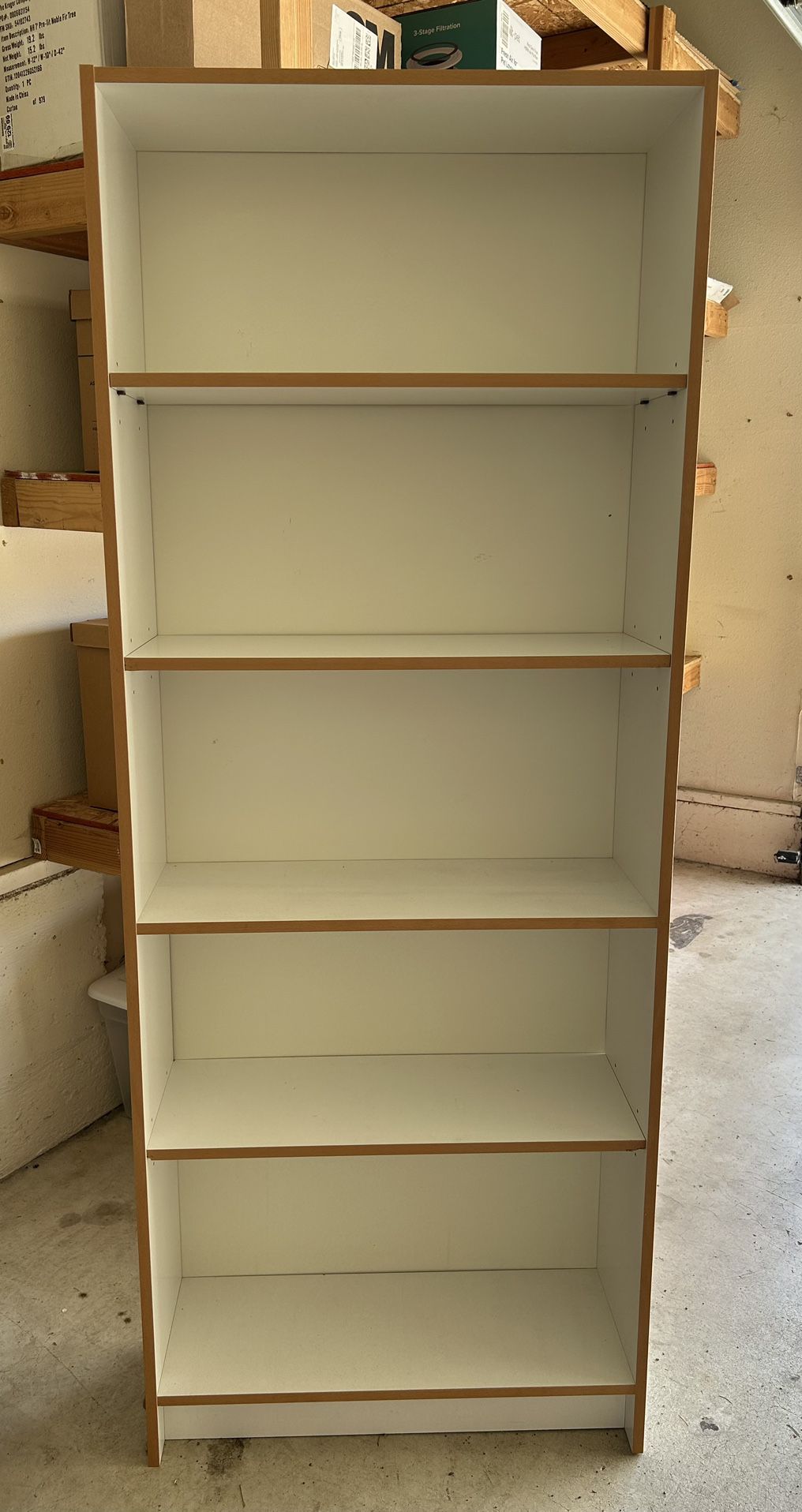 White Bookcase Bookshelf  
