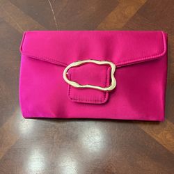 Jewel Badgley Mischka Pink Purse New  9”x6