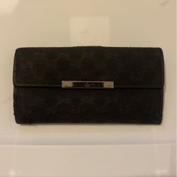 Gucci Black Long Wallet