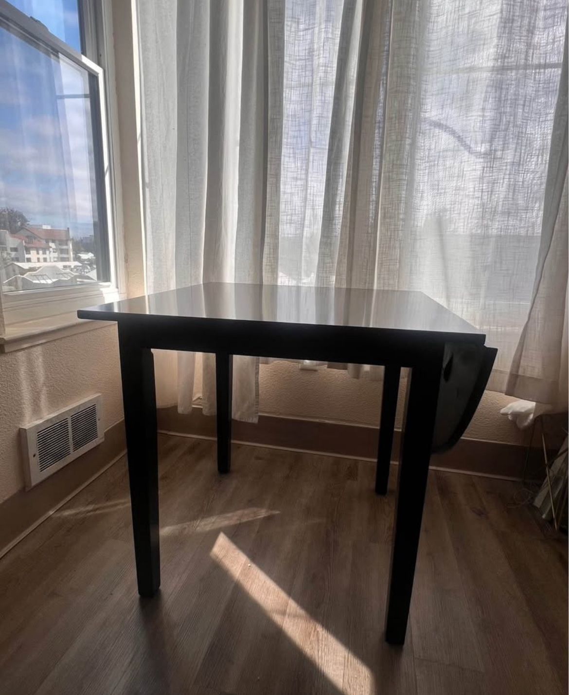 Buylateral 30" Seats 2 Tiffany Drop Leaf Compact Dining table