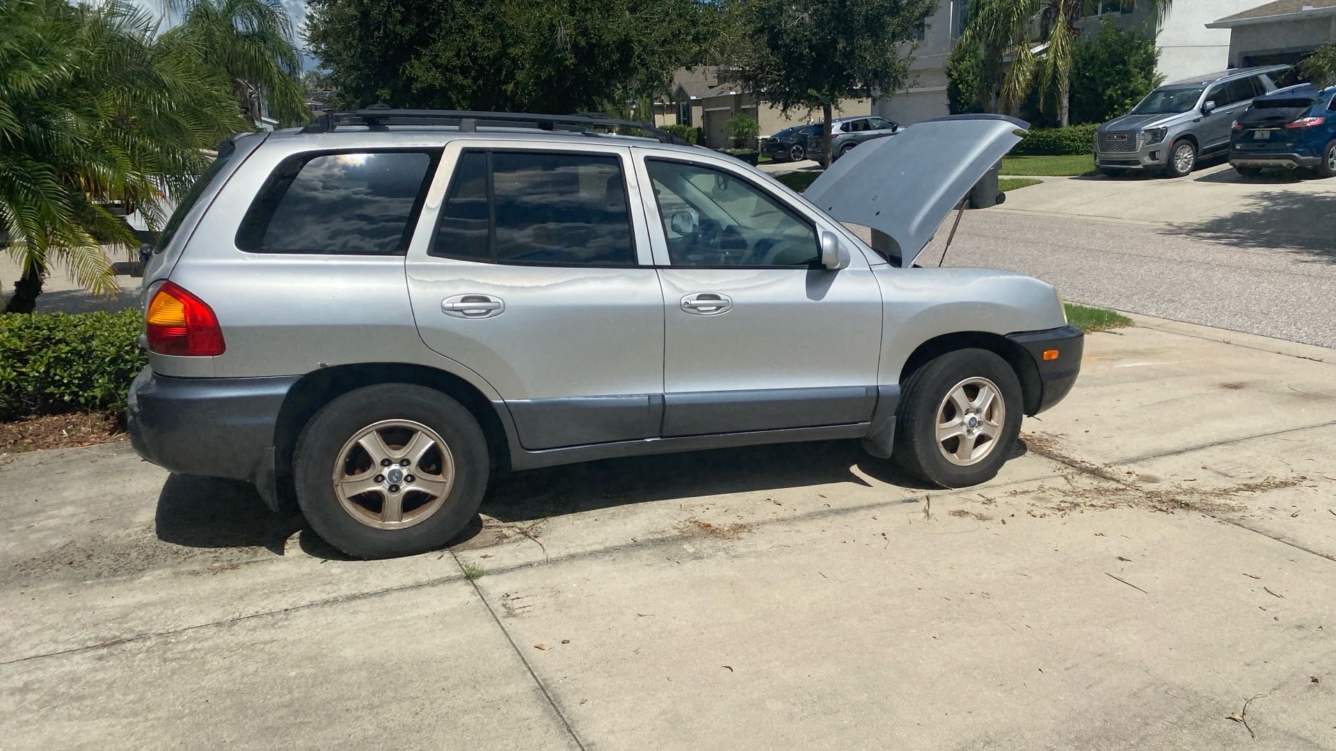 2002 Hyundai Santa Fe Motor Is Very Good Transmission Is Iffy New Catalytic Converter and many more new parts. I can't even remember all I've done to