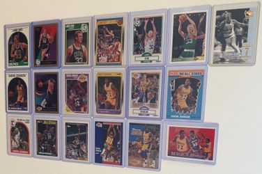 23‑Card Larry Bird & Magic Johnson Rivalry Lot
