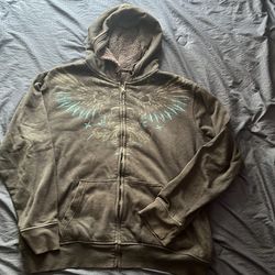 Vintage Y2K Hoodie Jacket Faded Glory