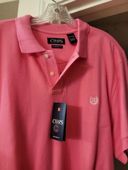 New!! Men's Polo Shirt. Pink. 2XL