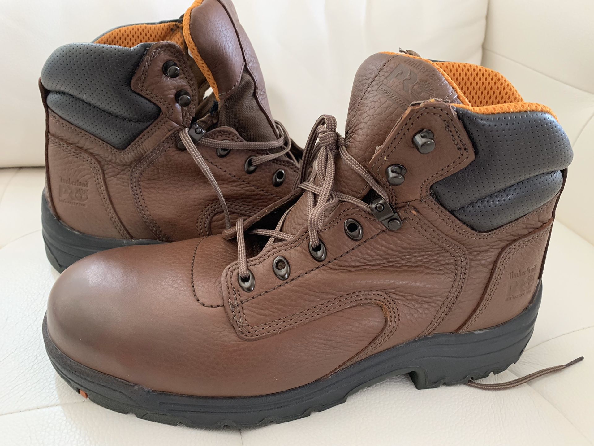 Timberland Work Boots (Steel Toe) Slip and Oil Resistance