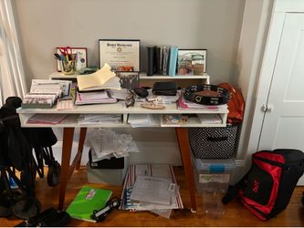 small desk purchased from Target