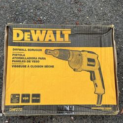 New Dewalt Drywall Screw Gun Half Price